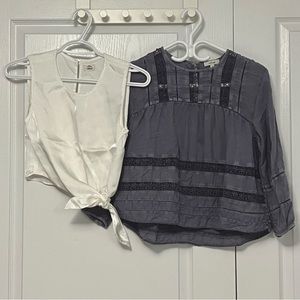 2 Aritzia Wilfred tops